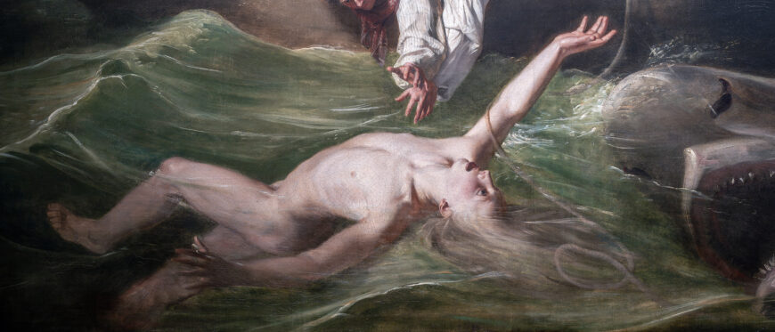 John Singleton Copley, Watson and the Shark, 1778, oil on canvas, 182.1 x 229.7 cm (National Gallery of Art; photo: Steven Zucker, CC BY-NC-SA 2.0)