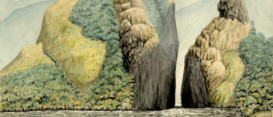 Carmelo Fernández, Province of Vélez, The Strait of Furatena in the Minero River, 1850-51, print (Library of Congress, US)