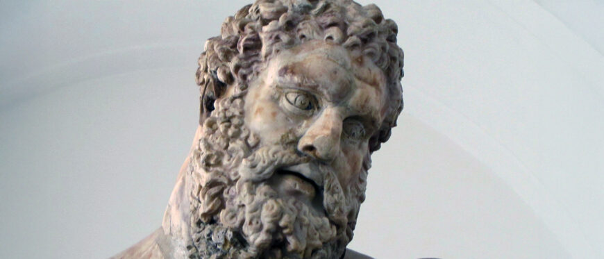 Lysippos, Farnese Hercules (also Weary Hercules), 4th century B.C.E., later Roman copy signed