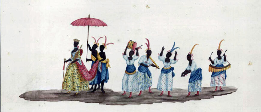 Carlos Julião, “Black Queen Festival,” in Noticia Summaria do Gentilismo da Asia…, c. 1780-1800, (Biblioteca Nacional, Brazil)