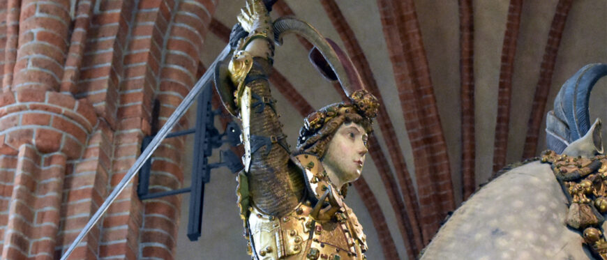 St. George and the Dragon, Storkyrkan Stockholm, c. 1490 (photo: Richard Mortel, CC BY 2.0)