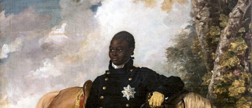 Richard Evans, Royal Prince Jacques-Victor-Henri Christophe. (c. 1816, oil on canvas, 34¼” x 25½”. Alfred Nemours Collection of Haitian History, University of Puerto Rico, Río Piedras Campus.)