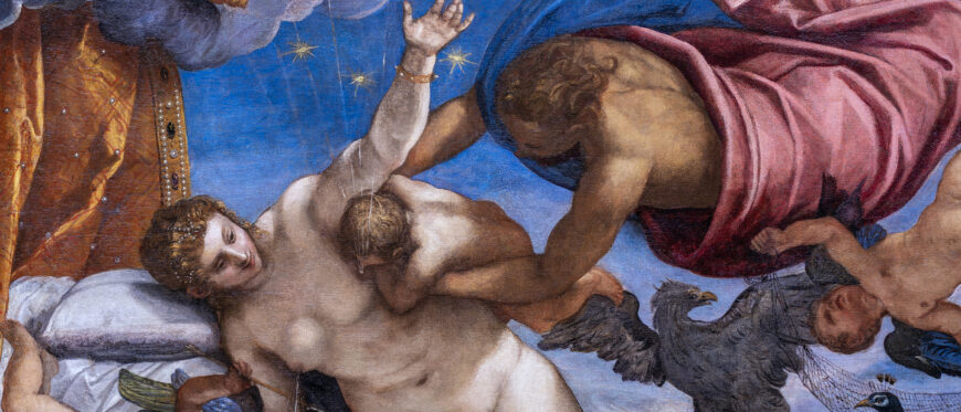 Jacopo Tintoretto, The Origin of the Milky Way, c. 1575, oil on canvas, 149.4 x 168 cm (National Gallery, London; photo: Steven Zucker, CC BY-NC-SA 2.0)