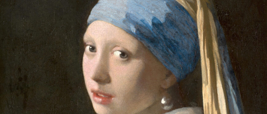 Johannes Vermeer, Girl with a Pearl Earring, c. 1665, oil on canvas, 44.5 x 39 inches (Mauritshuis, The Hague)