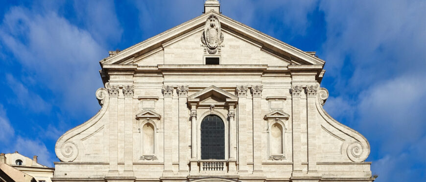Giacomo Barozzi da Vignola and Giacomo della Porta, Church of Il Gesù, Rome (consecrated 1584) (Rome, Italy; photo: Steven Zucker, CC BY-NC-SA 2.0)