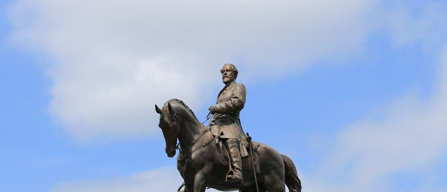 Antonin Mercié, Robert E. Lee Monument, 1890, bronze (removed from Monument Avenue, Richmond Virginia, September 9, 2021)