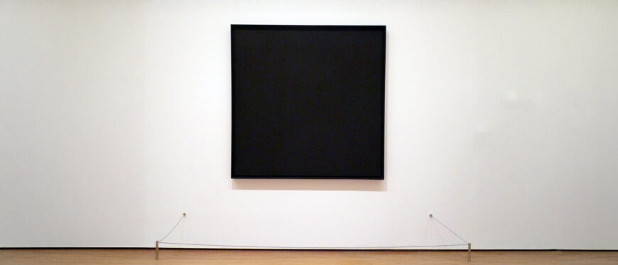 Ad Reinhardt, Abstract Painting, 1963, oil on canvas, 60 x 60 inches (Museum of Modern Art, New York)
