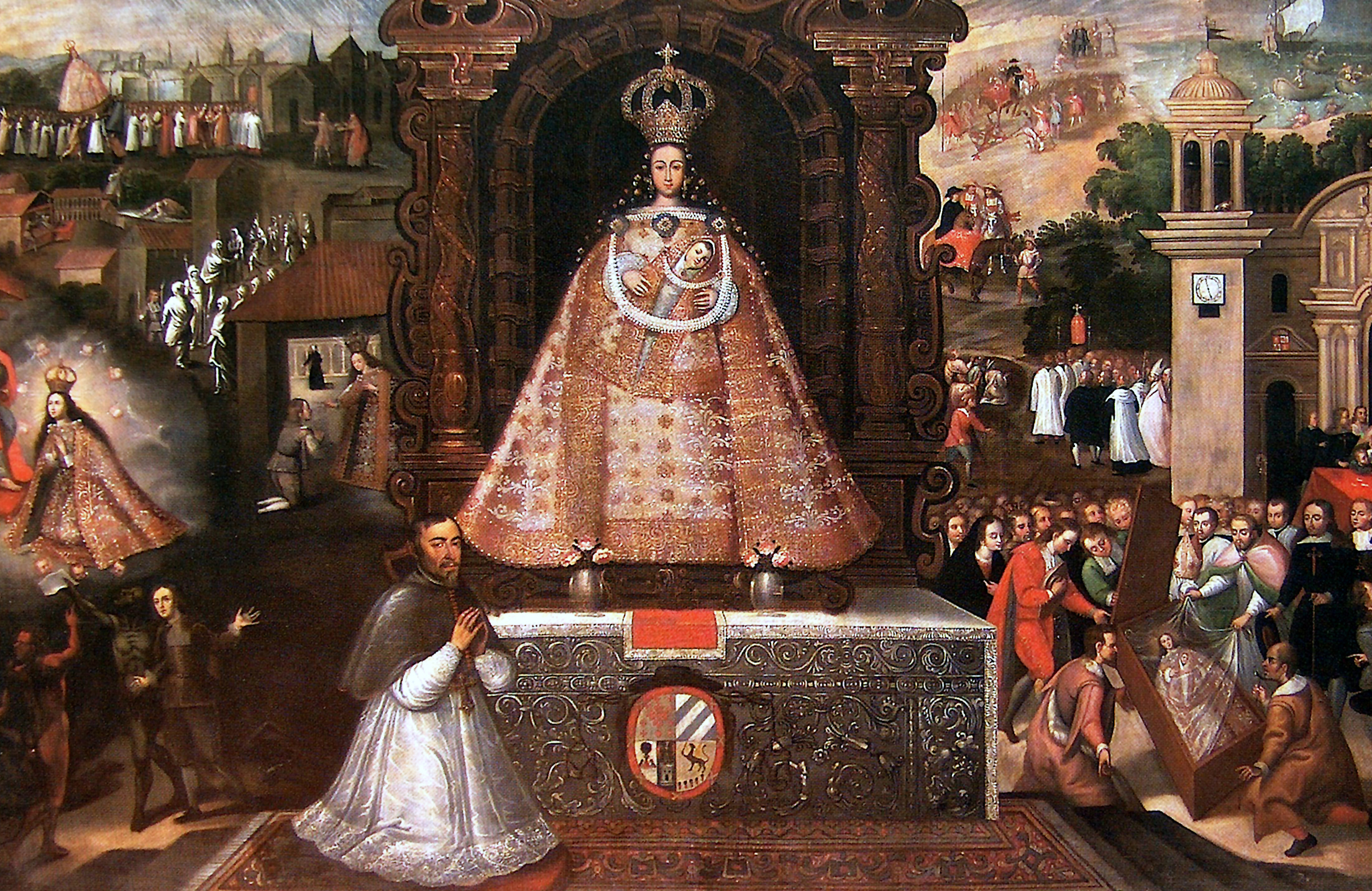 Attributed to Basilio Santa Cruz Pumacallao, <em>The Virgin of Bethlehem</em>