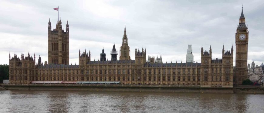 Charles Barry and A.W.N. Pugin, Palace of Westminster (Houses of Parliament), 1840–70, London