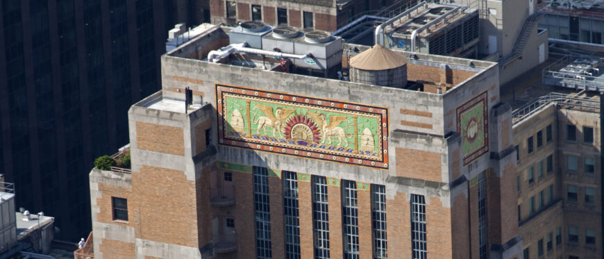 Faience reliefs and setbacks, Fred F. French Building, New York (photo: Tony Hisgett, CC-BY-2.0)
