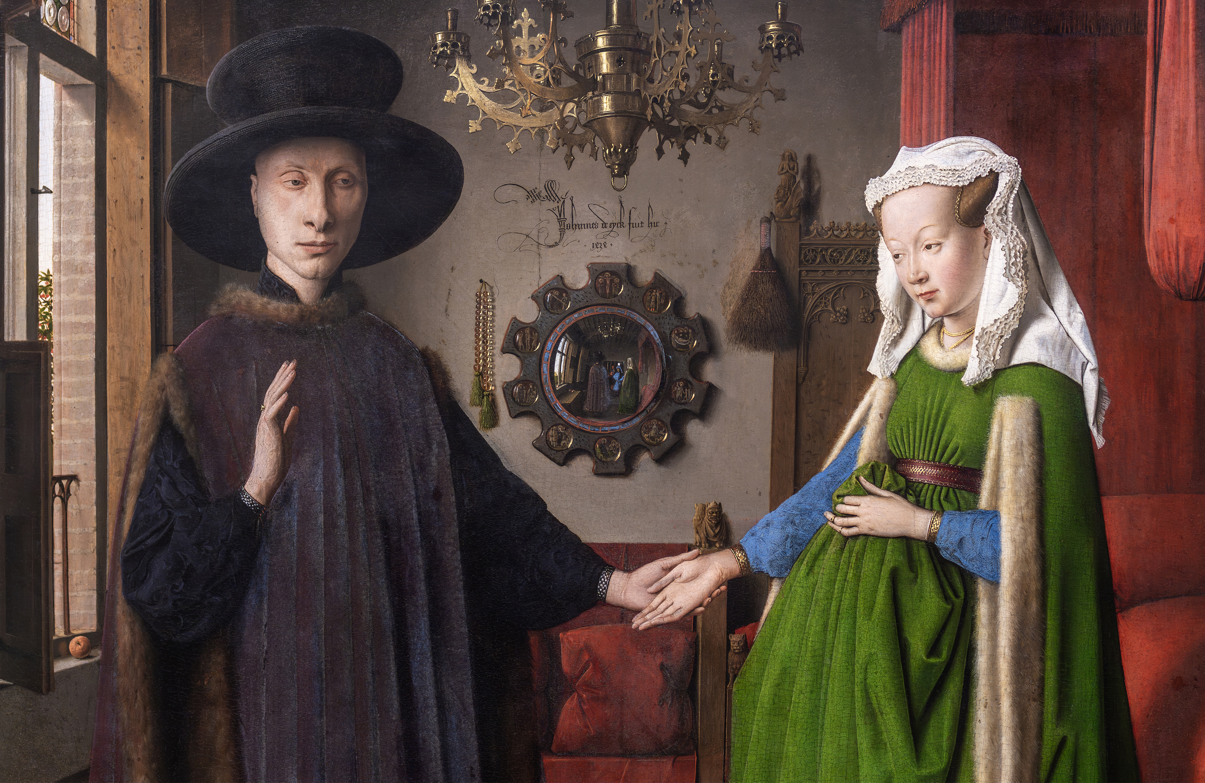 Jan van Eyck, <em>The Arnolfini Portrait</em>