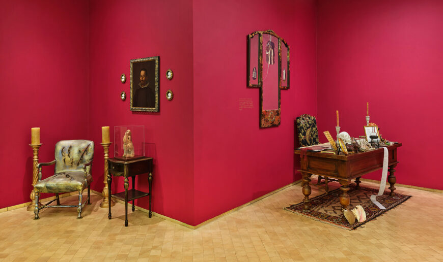 Amalia Mesa-Bains, Chapter II: The Harem and Other Enclosures, 1994, mixed-media installation (owned by Williams College Museum of Art, installed at El Museo del Barrio, 2024; photo: Matthew Sherman) © Amalia Mesa-Bains
