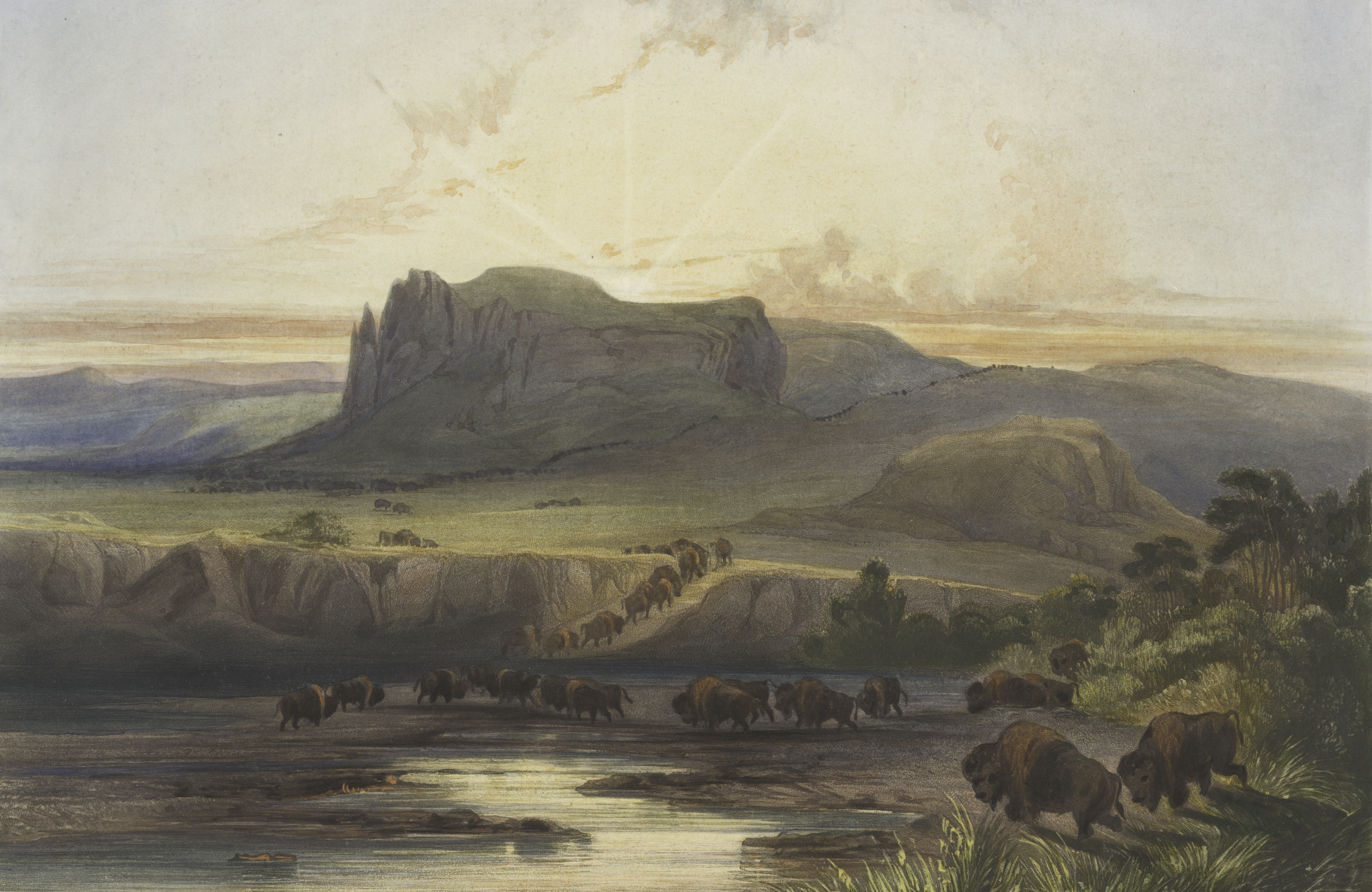 Karl Bodmer, expedition prints