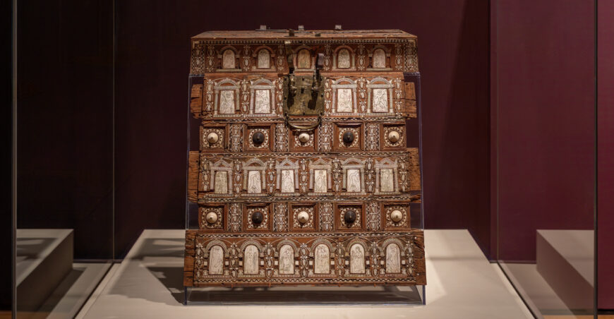 Bridal Chest, 4th–6th century (Nubian; Qustul, Egypt), wood and ivory, 75 x 80 cm (The Egyptian Museum, Cairo; photo: Steven Zucker, CC BY-NC-SA 2.0)