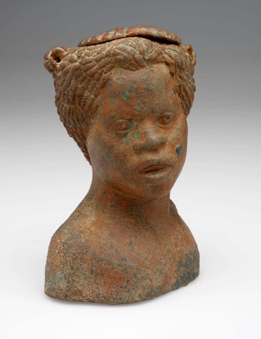 Bust of an African Child, 2nd–3rd century C.E. (Roman), bronze, 12.7 x 10 x 4.9 cm (Rhode Island School of Design Museum, Providence)