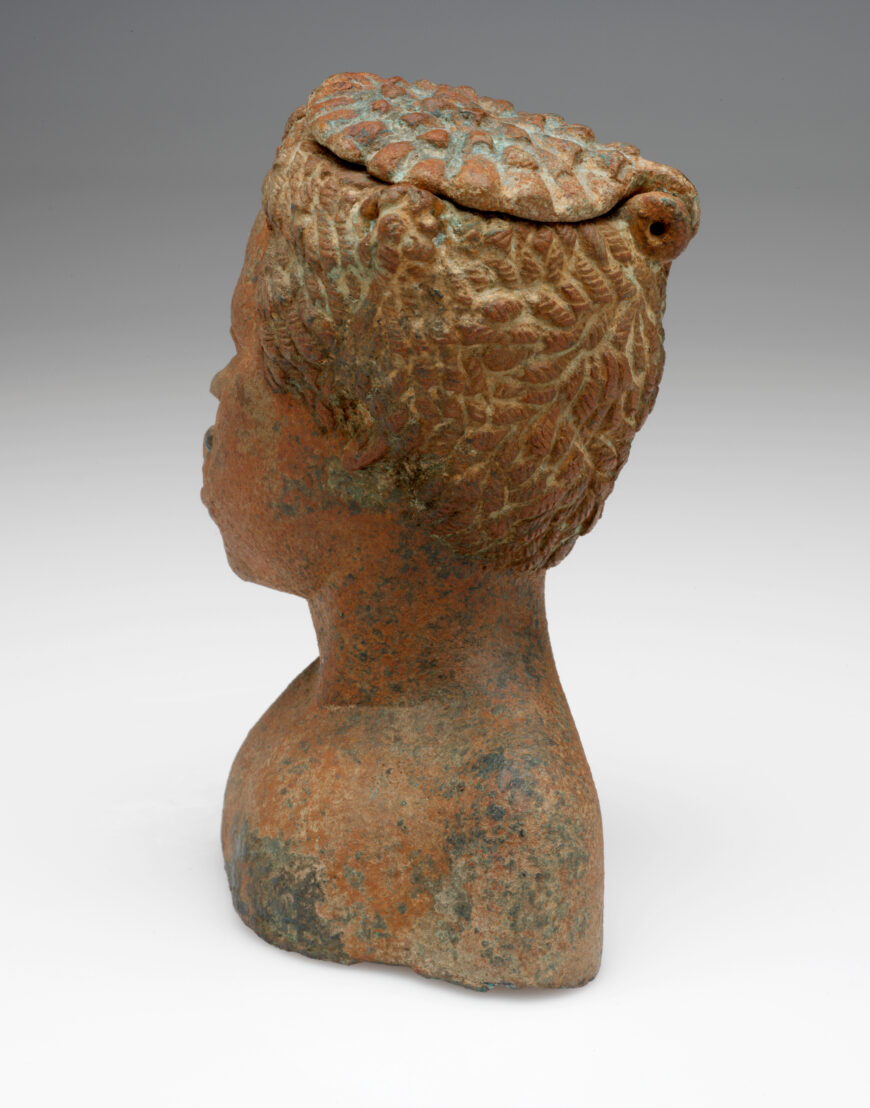 Bust of an African Child, 2nd–3rd century C.E. (Roman), bronze, 12.7 x 10 x 4.9 cm (Rhode Island School of Design Museum, Providence)