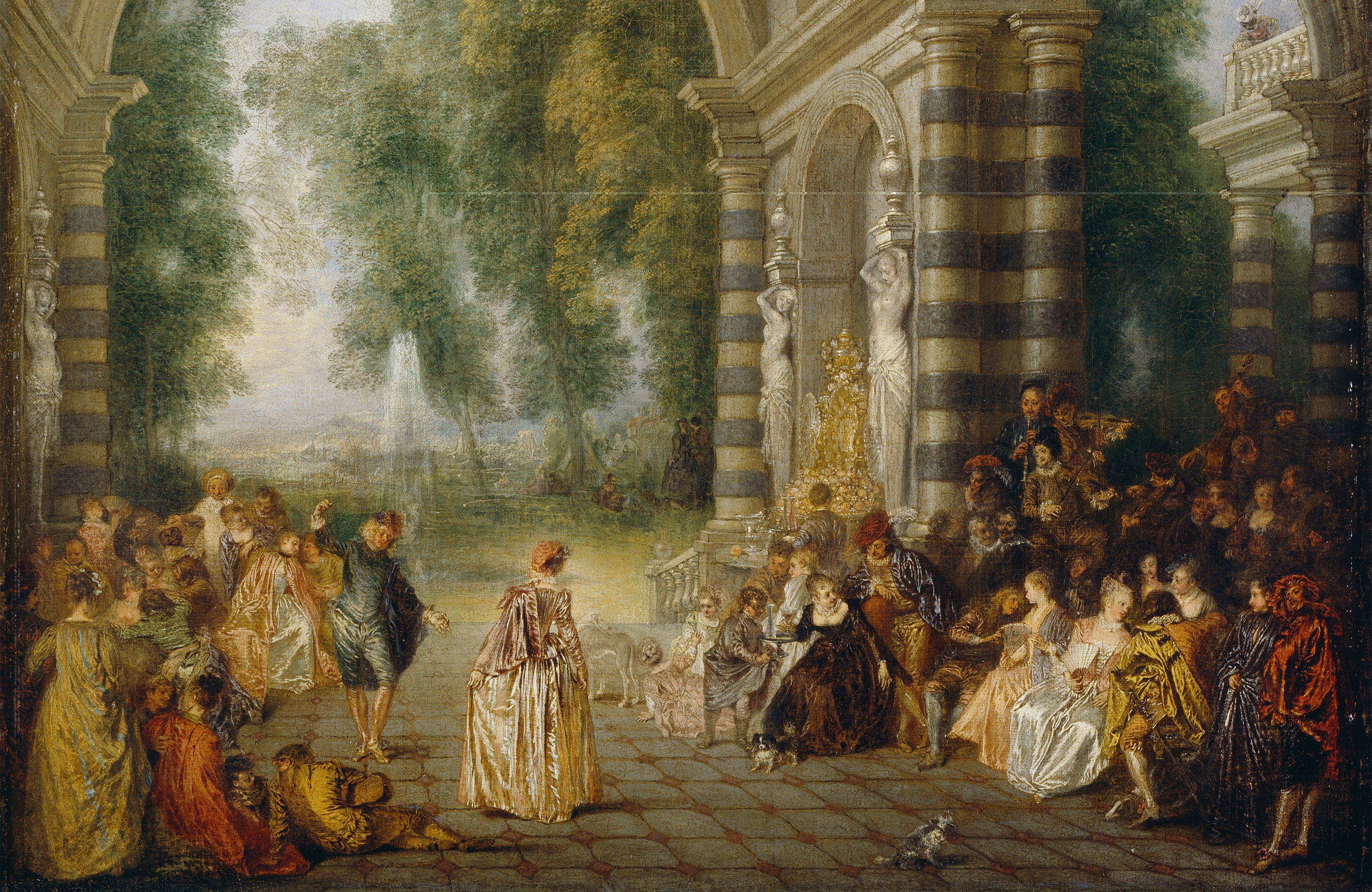 Antoine Watteau, <em>The Pleasures of the Ball</em>