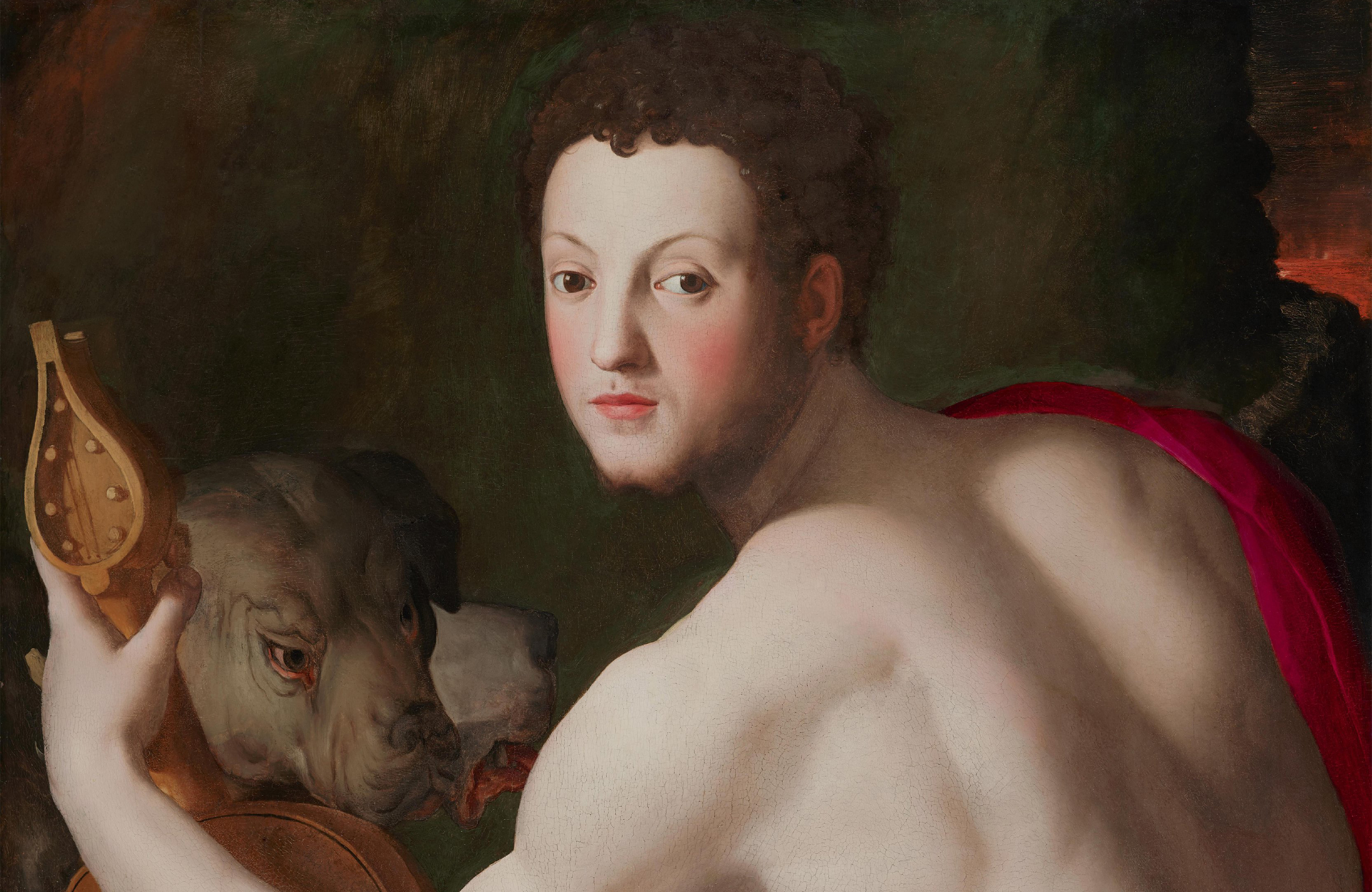 Bronzino, <em>Portrait of Cosimo I de’ Medici as Orpheus</em>