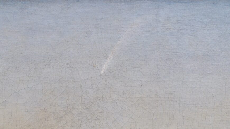 Comet (detail), William Dyce, Pegwell Bay, Kent - a Recollection of October 5th 1858, c. 1858–60, oil on canvas, 63.5 x 88.9 cm (Tate, London; photo: Steven Zucker, CC BY-NC-SA 2.0)