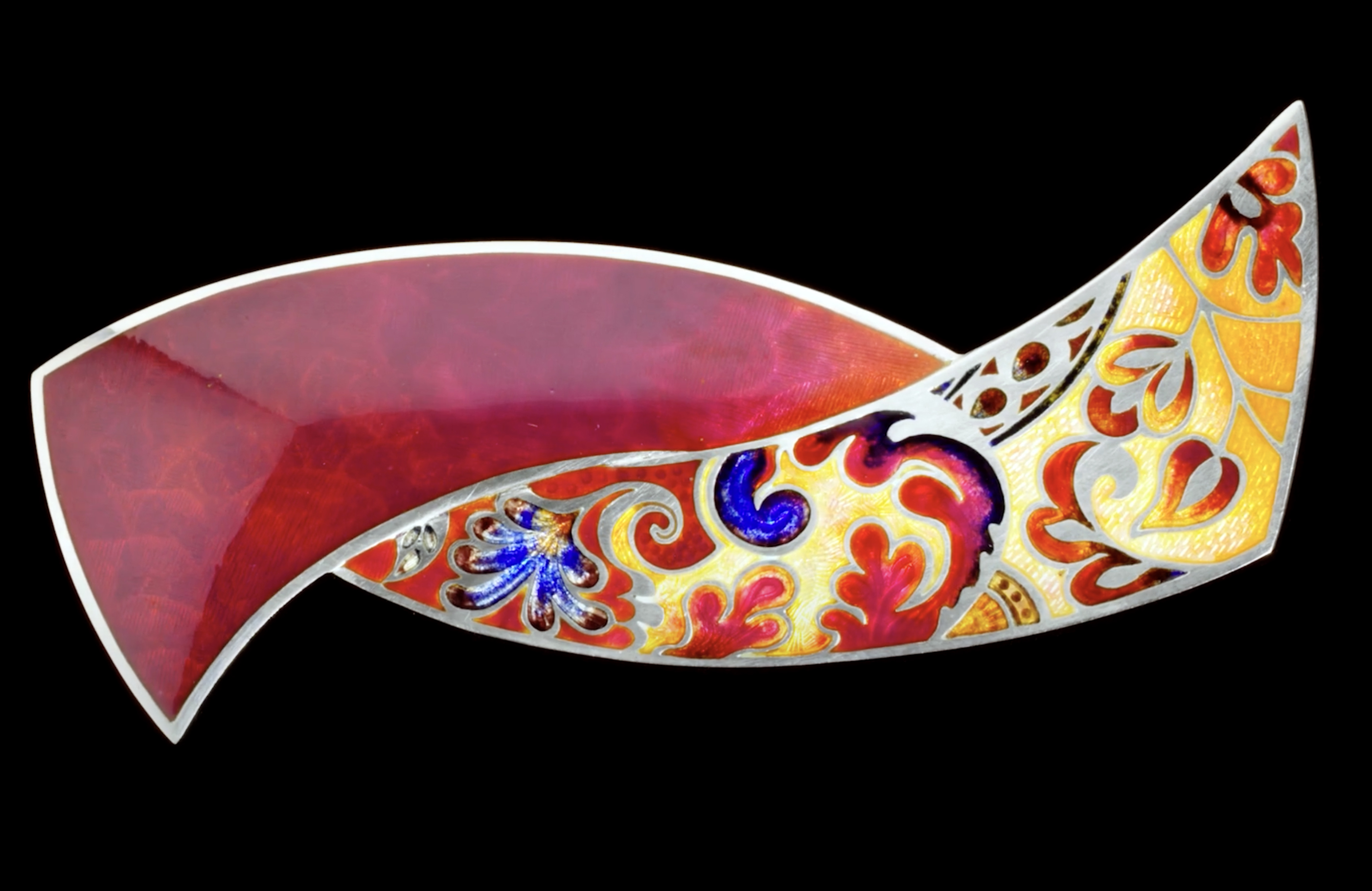 How was it made? Enameling a brooch