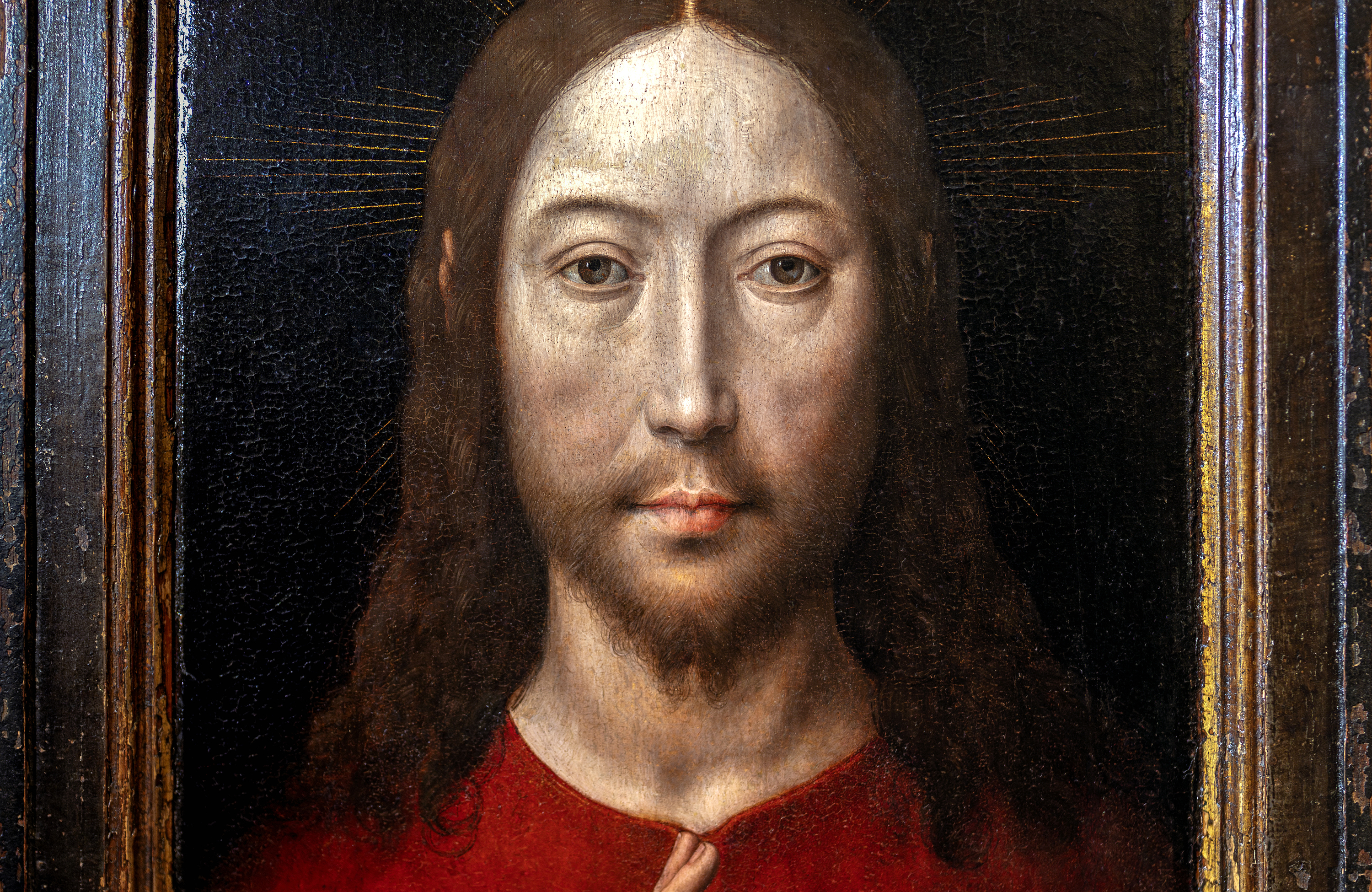 Hans Memling, <em>Christ Blessing</em>