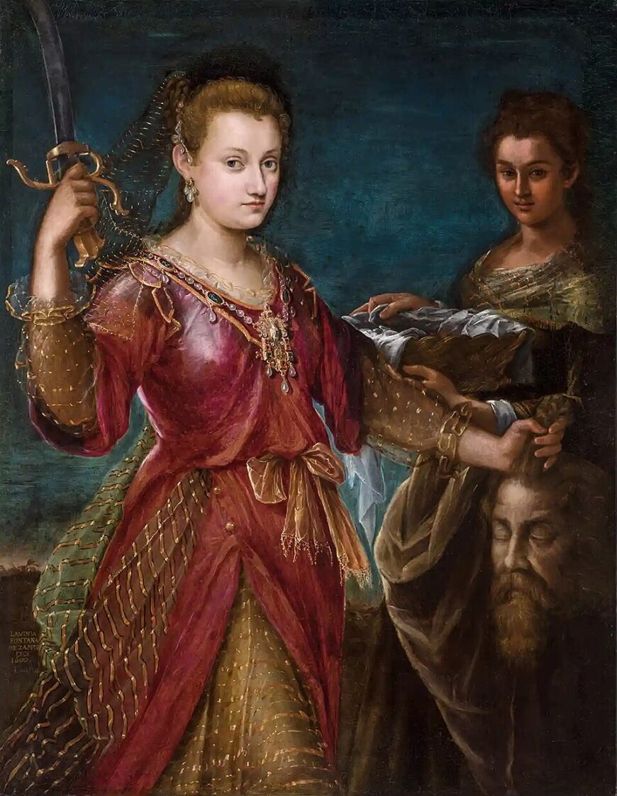 Lavinia Fontana, Judith with the Head of Holofernes, c. 1600, oil on canvas, 123 x 97 cm (Museo Davia Bargellini, Bologna)