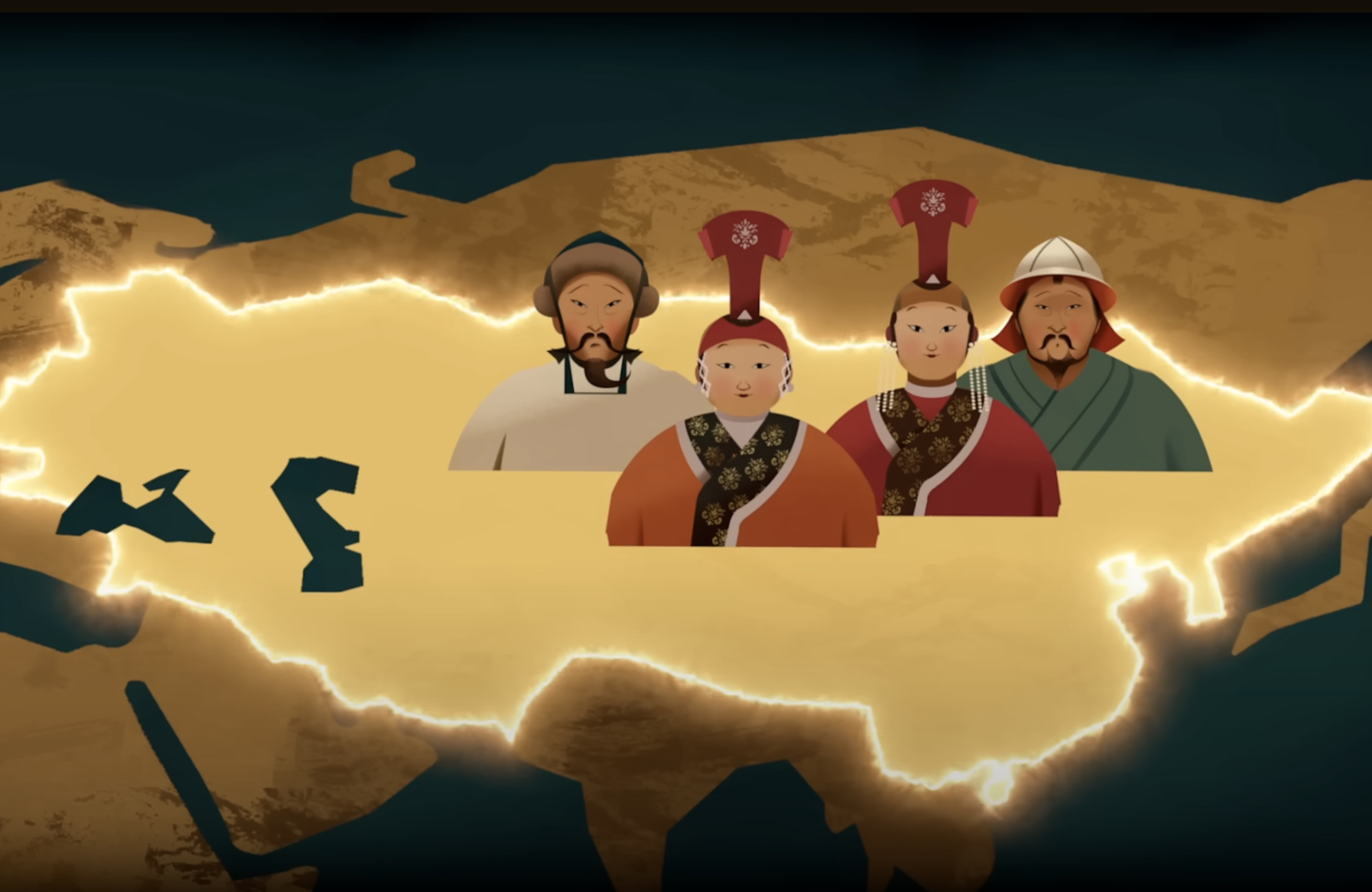 The rise and fall of the Mongol Empire