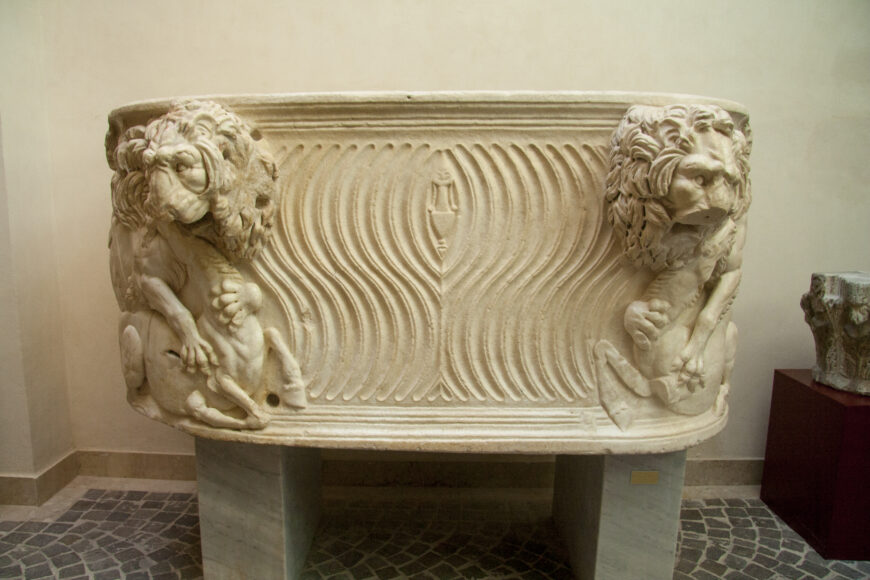 Sarcophagus, late 2nd–early 3rd century C.E. (Roman; Sicily, Italy) (Museo Diocesano di Monreale; photo: Alex Brey, CC BY-NC-SA 2.0)