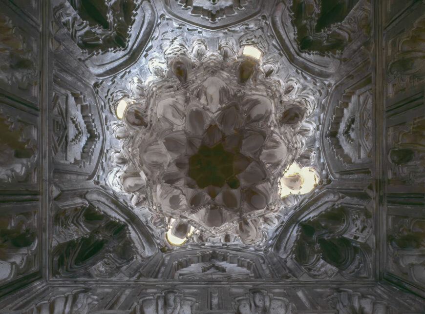Interior view of muqarnas dome, Qubbat Imam Dur (now destroyed), Samarra, Iraq, 1085–86 (Abbasid) (photo: Yasser Tabbaa / Aga Khan Documentation Center at MIT)