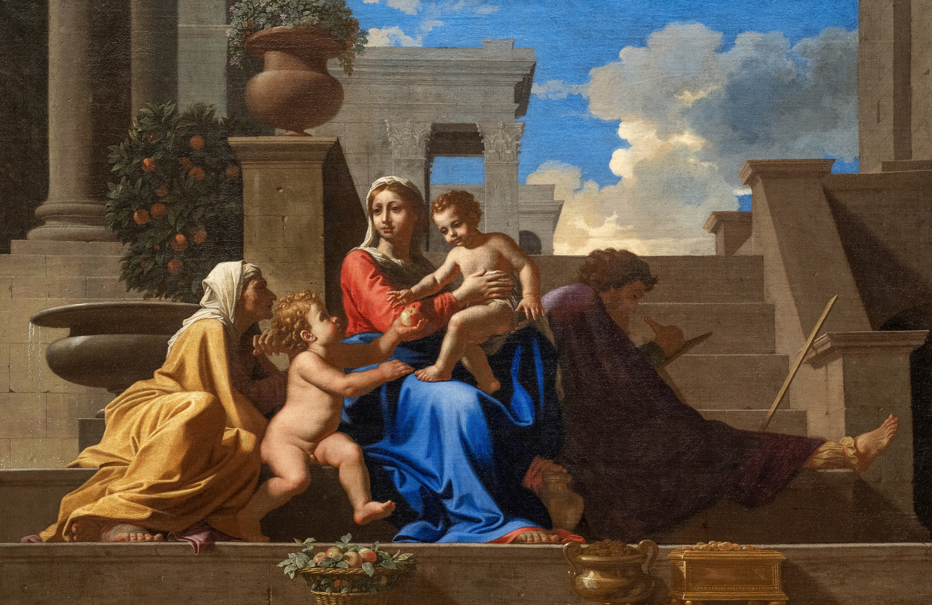 Nicolas Poussin, <em>The Holy Family on the Steps</em>