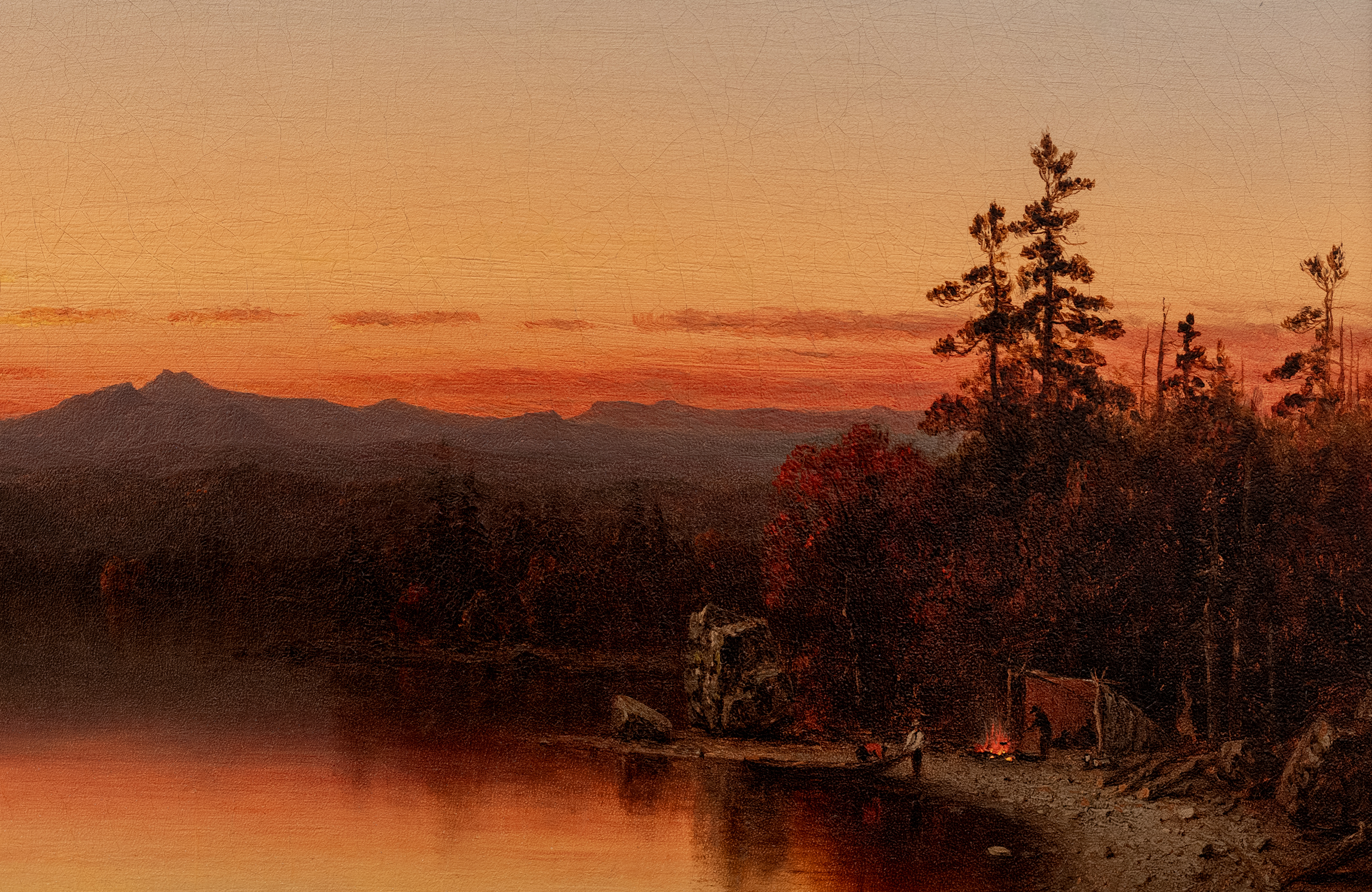 絵画 FOCUS 5 Smarthistory – Sanford Robinson Gifford, Twilight in the Adirondacks